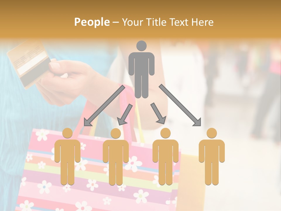 Mall Foreground Money PowerPoint Template