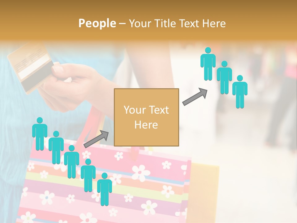 Mall Foreground Money PowerPoint Template