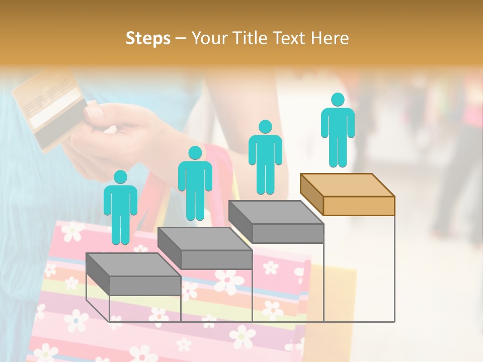 Mall Foreground Money PowerPoint Template