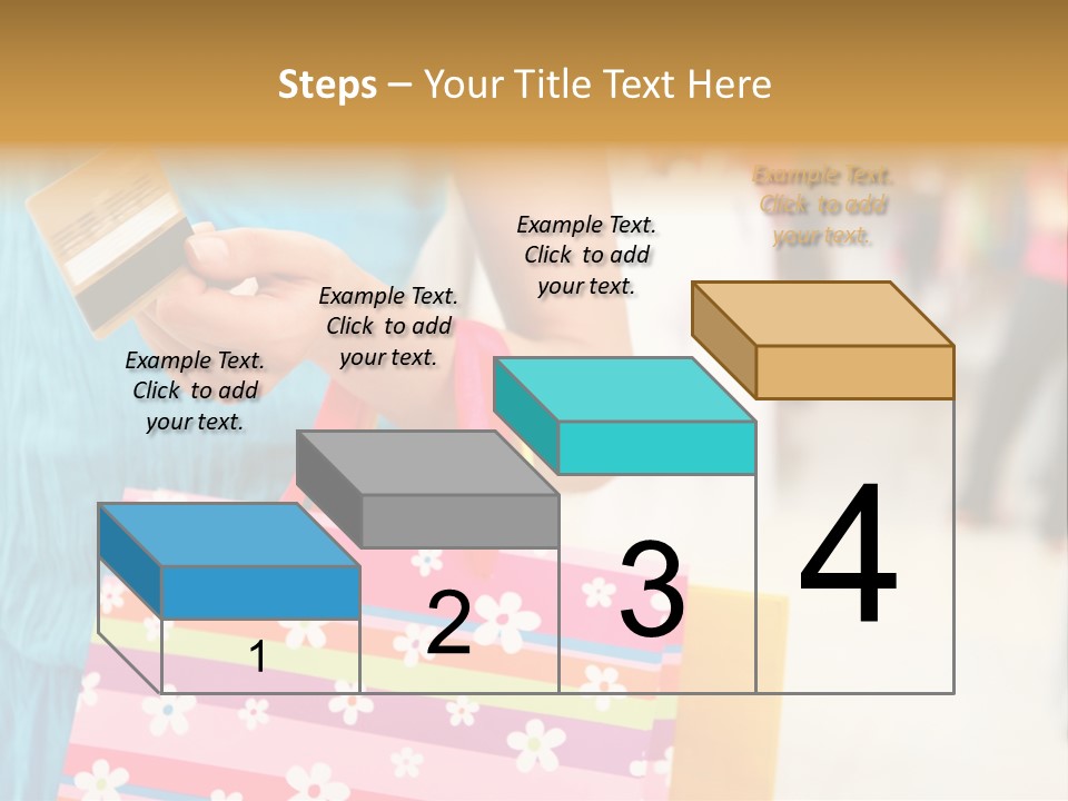 Mall Foreground Money PowerPoint Template