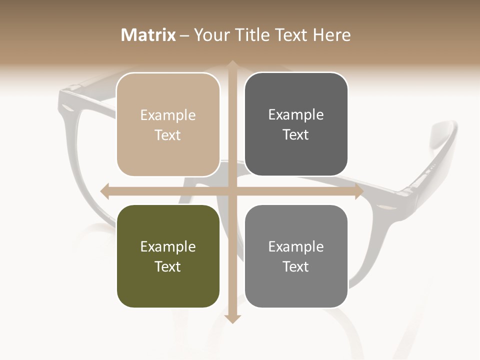 Contrast Background Lens PowerPoint Template