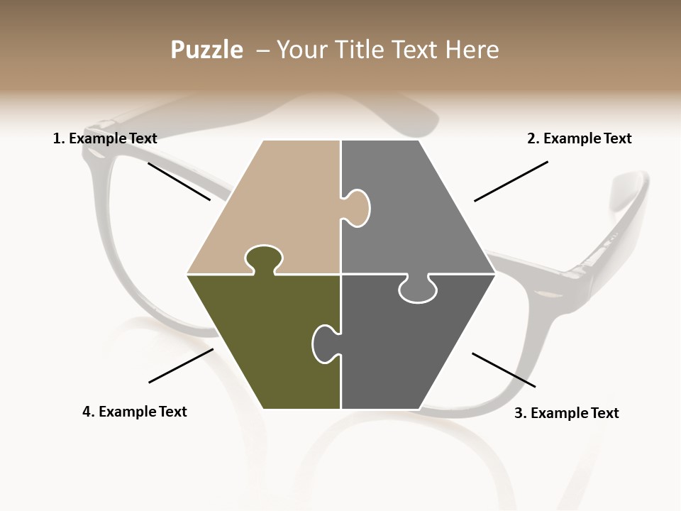 Contrast Background Lens PowerPoint Template