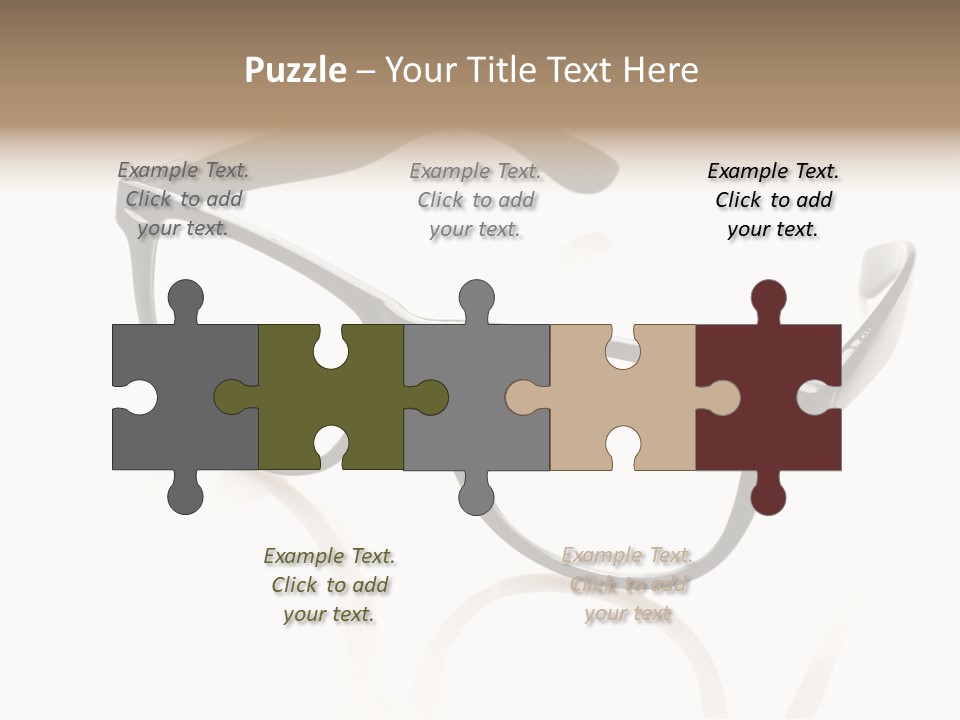 Contrast Background Lens PowerPoint Template