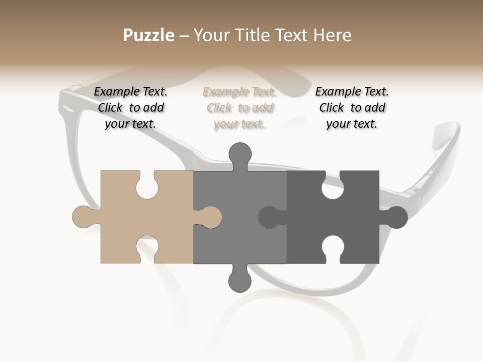 Contrast Background Lens PowerPoint Template