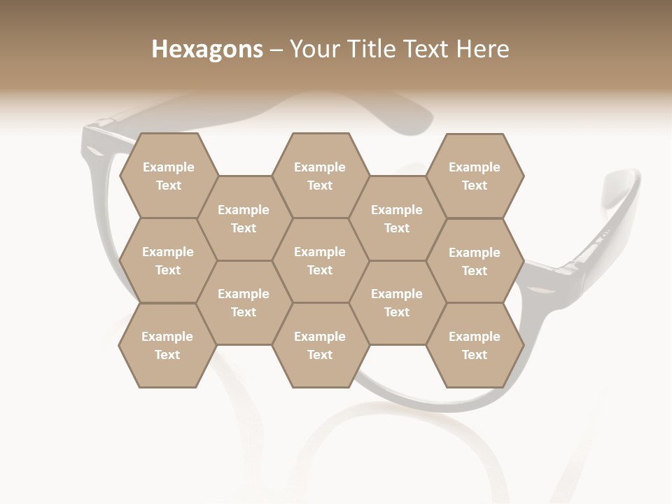 Contrast Background Lens PowerPoint Template