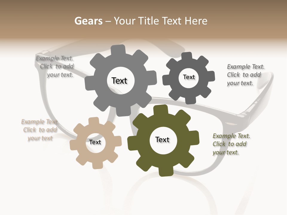 Contrast Background Lens PowerPoint Template