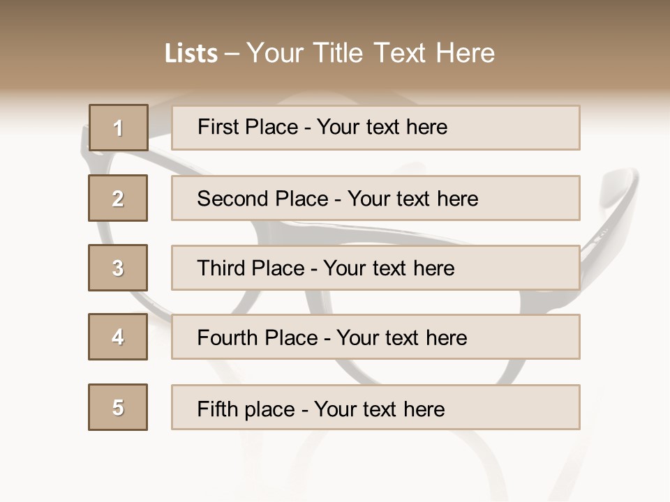 Contrast Background Lens PowerPoint Template