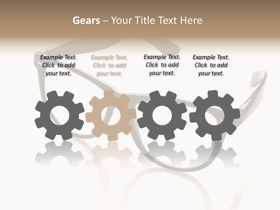 Contrast Background Lens PowerPoint Template