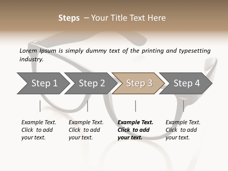 Contrast Background Lens PowerPoint Template