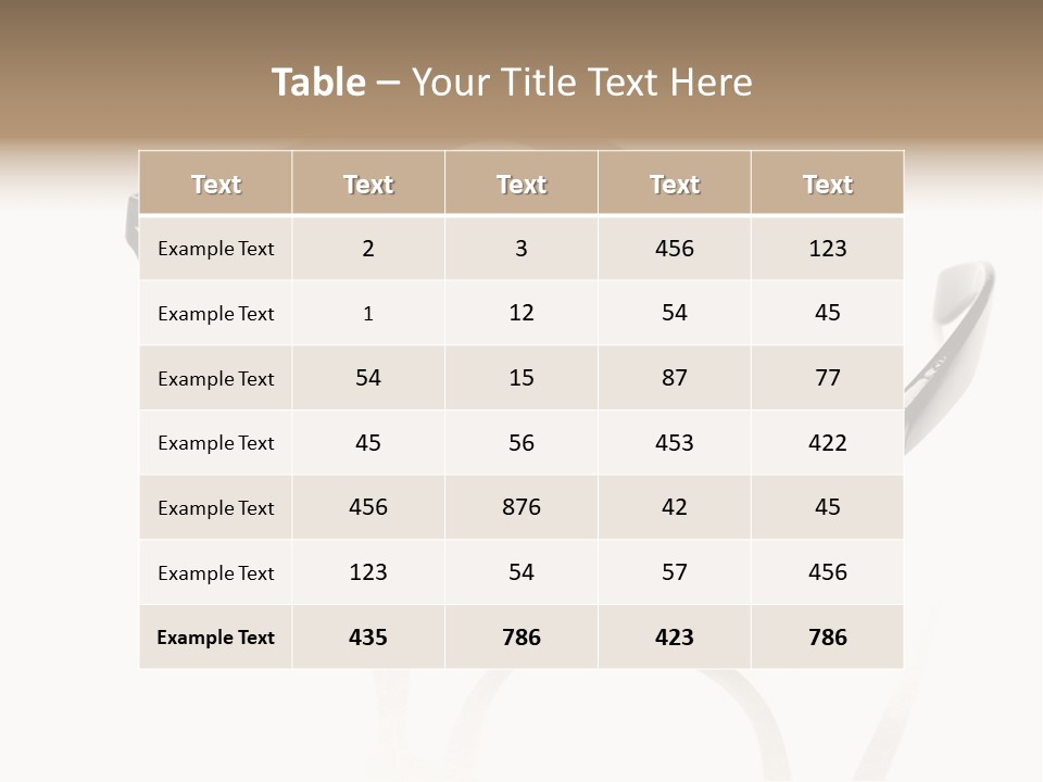 Contrast Background Lens PowerPoint Template