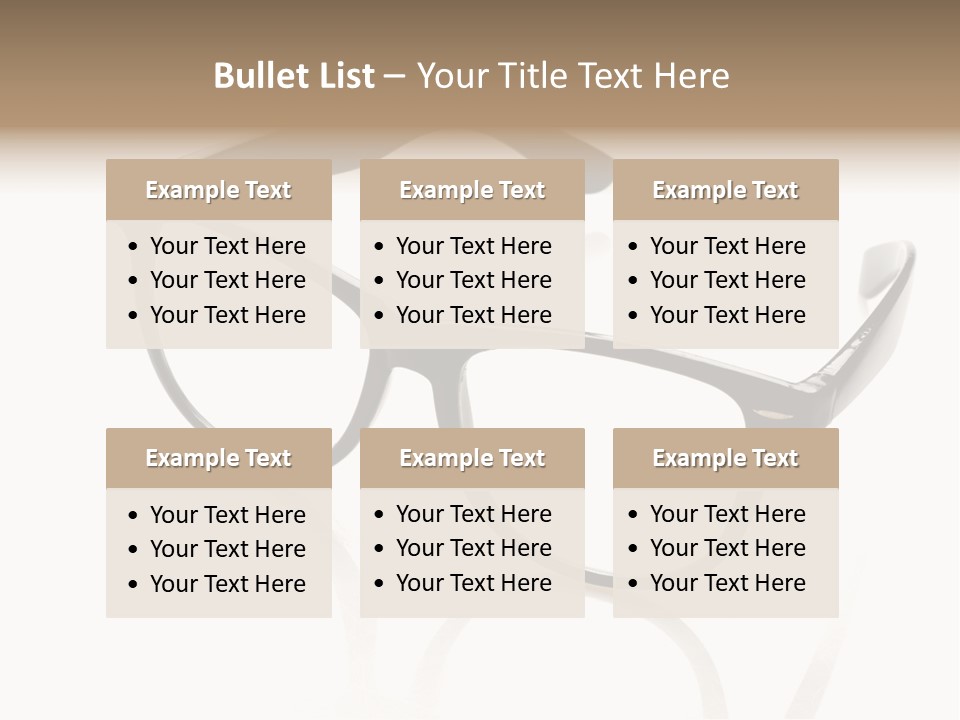 Contrast Background Lens PowerPoint Template