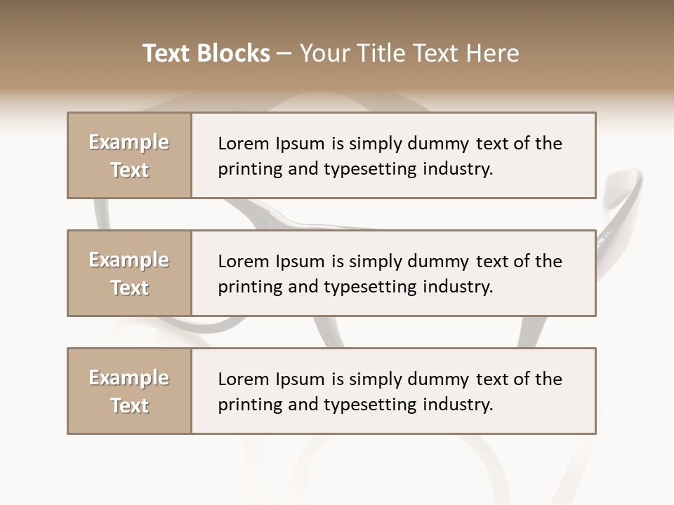 Contrast Background Lens PowerPoint Template