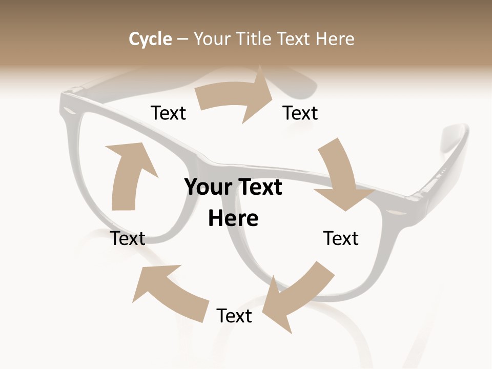 Contrast Background Lens PowerPoint Template