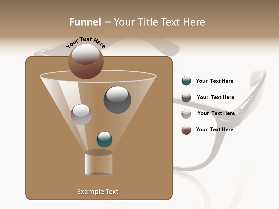 Contrast Background Lens PowerPoint Template