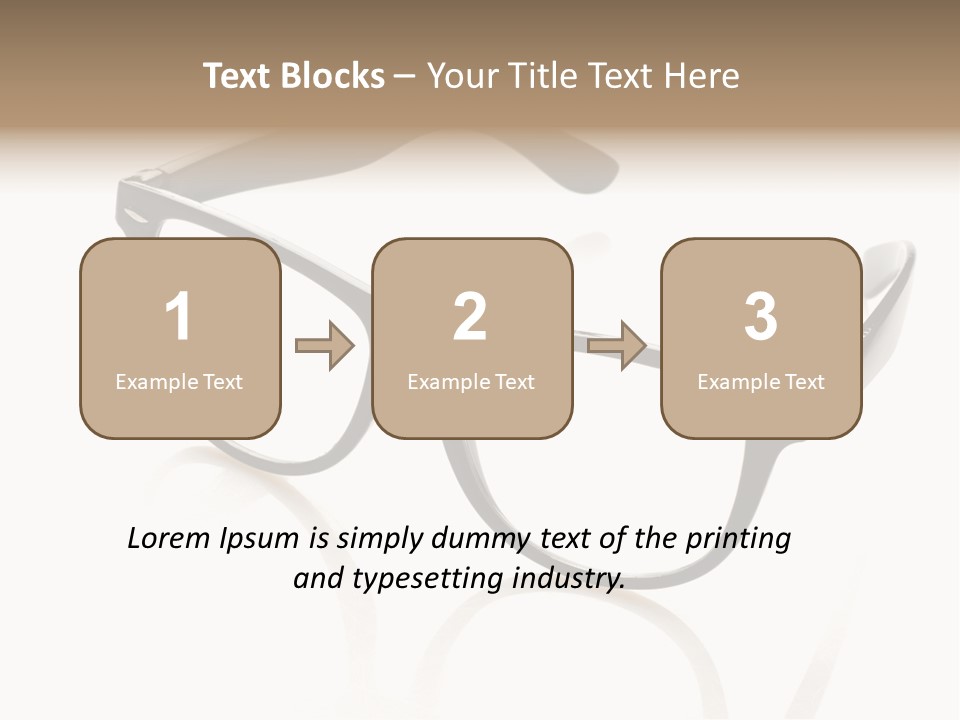 Contrast Background Lens PowerPoint Template