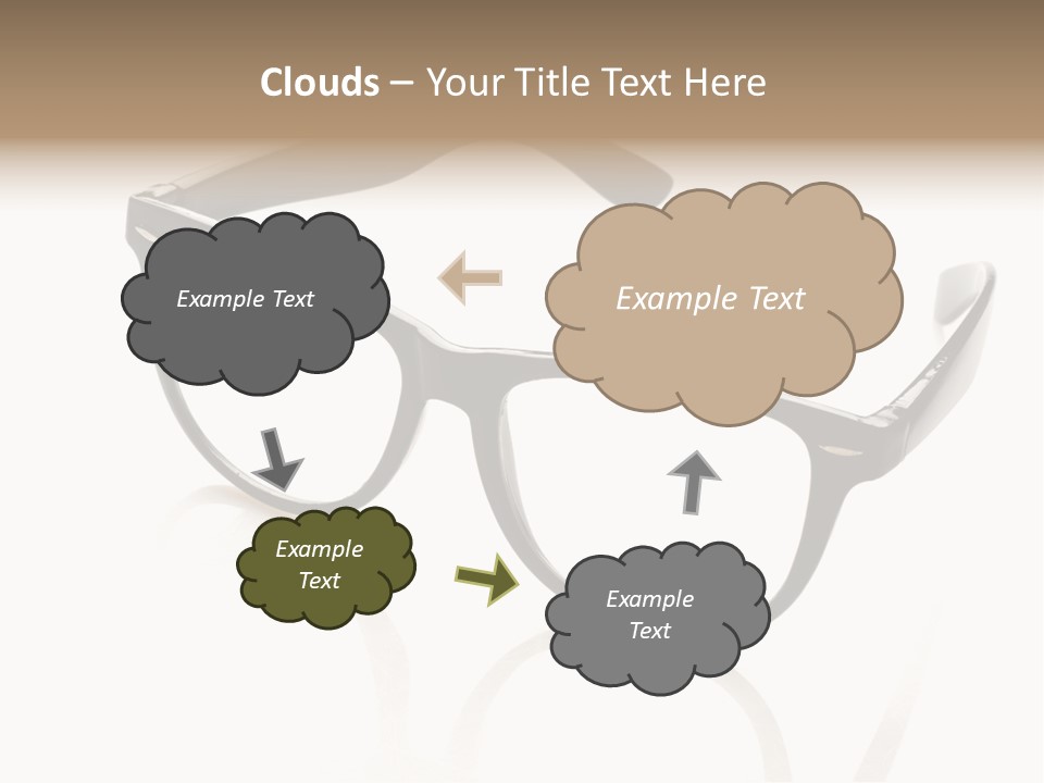 Contrast Background Lens PowerPoint Template