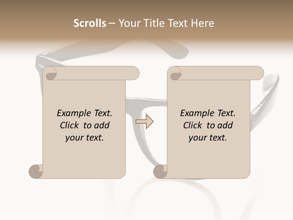 Contrast Background Lens PowerPoint Template