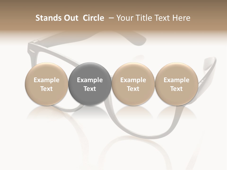 Contrast Background Lens PowerPoint Template