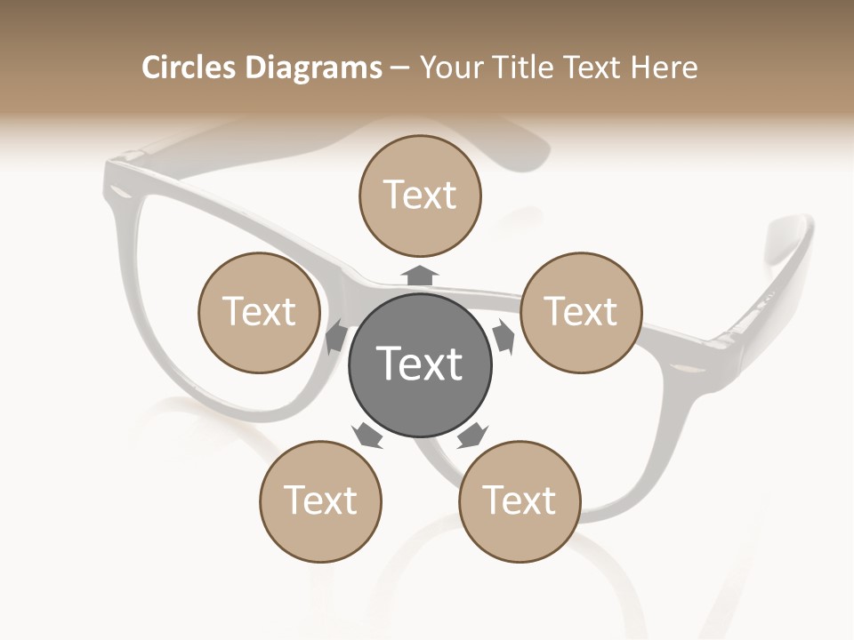 Contrast Background Lens PowerPoint Template