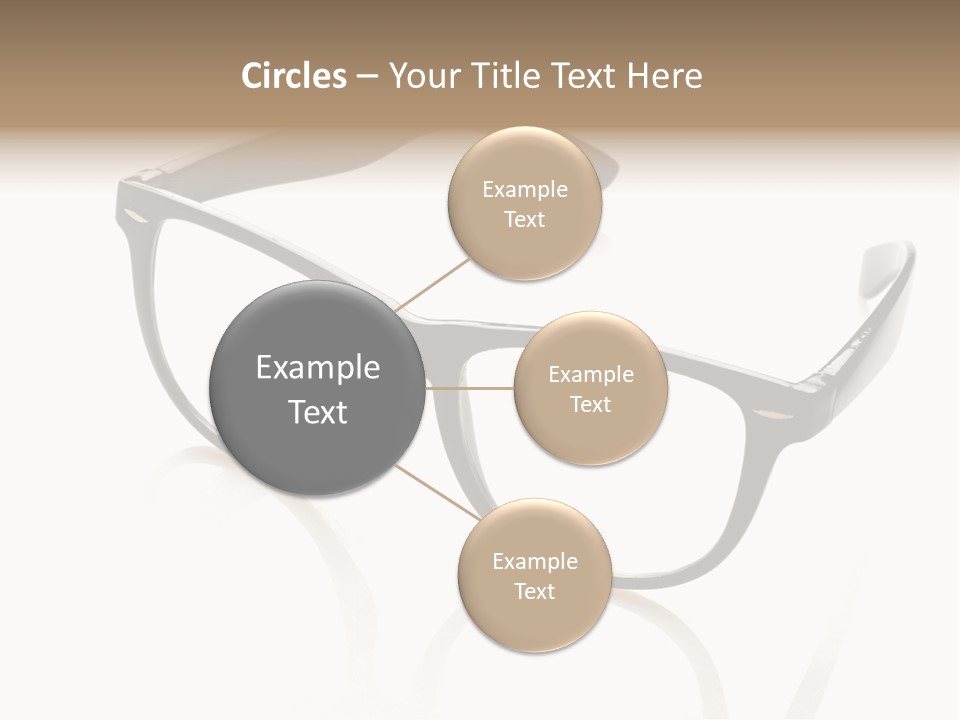 Contrast Background Lens PowerPoint Template