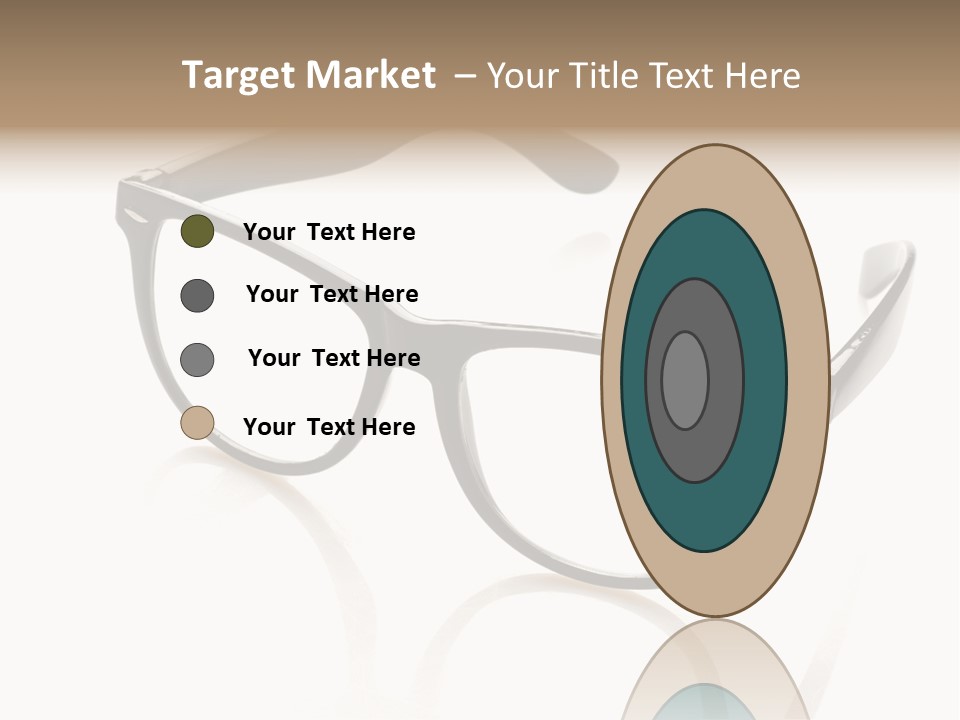 Contrast Background Lens PowerPoint Template