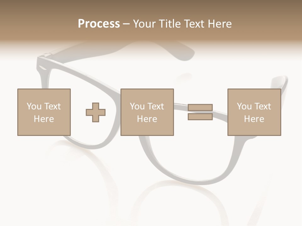 Contrast Background Lens PowerPoint Template