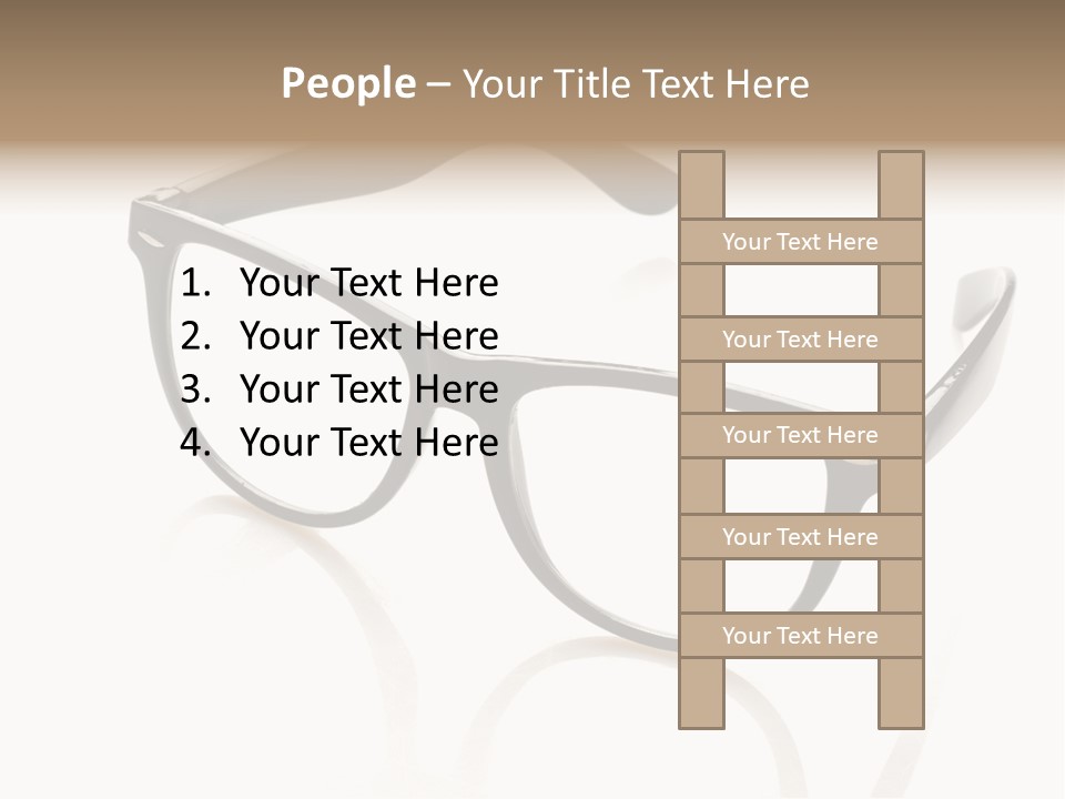 Contrast Background Lens PowerPoint Template