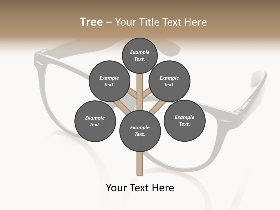 Contrast Background Lens PowerPoint Template