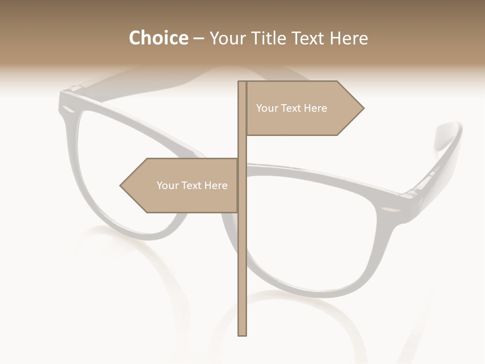 Contrast Background Lens PowerPoint Template