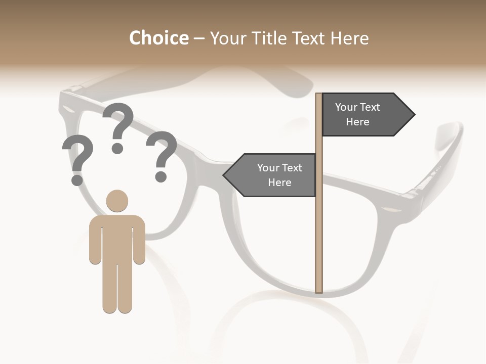 Contrast Background Lens PowerPoint Template