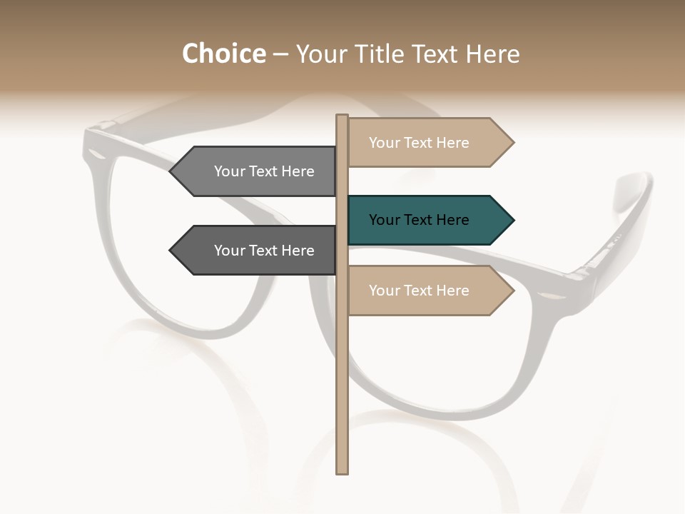 Contrast Background Lens PowerPoint Template