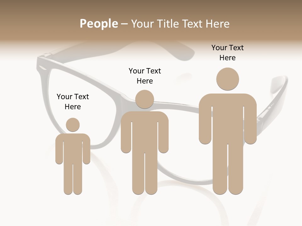 Contrast Background Lens PowerPoint Template