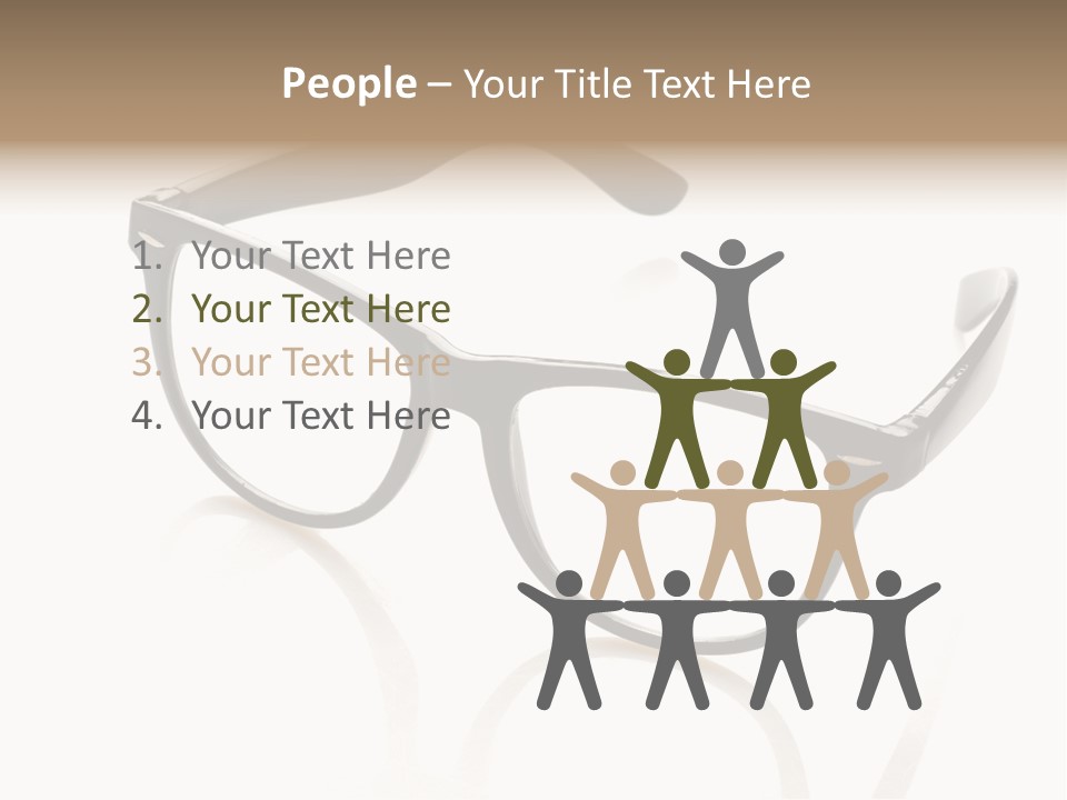 Contrast Background Lens PowerPoint Template