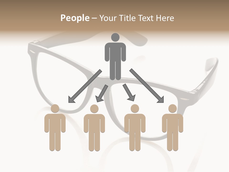 Contrast Background Lens PowerPoint Template