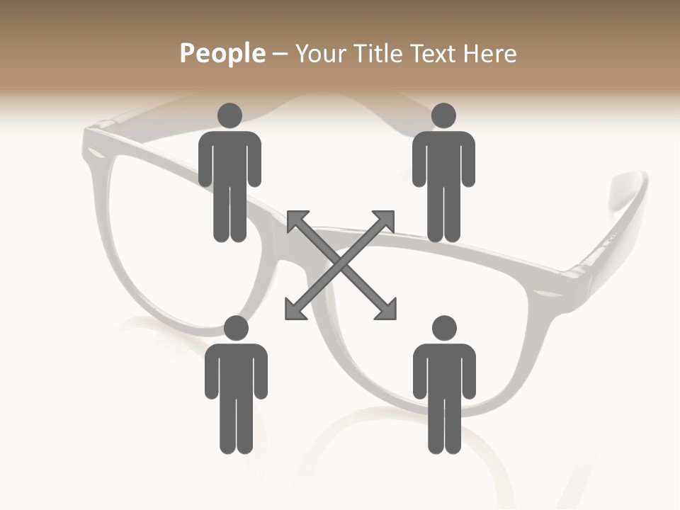 Contrast Background Lens PowerPoint Template