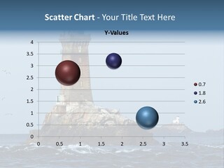 Island Rocky Tower PowerPoint Template