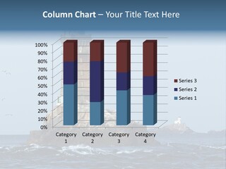 Island Rocky Tower PowerPoint Template