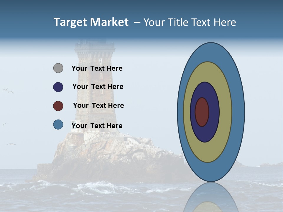 Island Rocky Tower PowerPoint Template