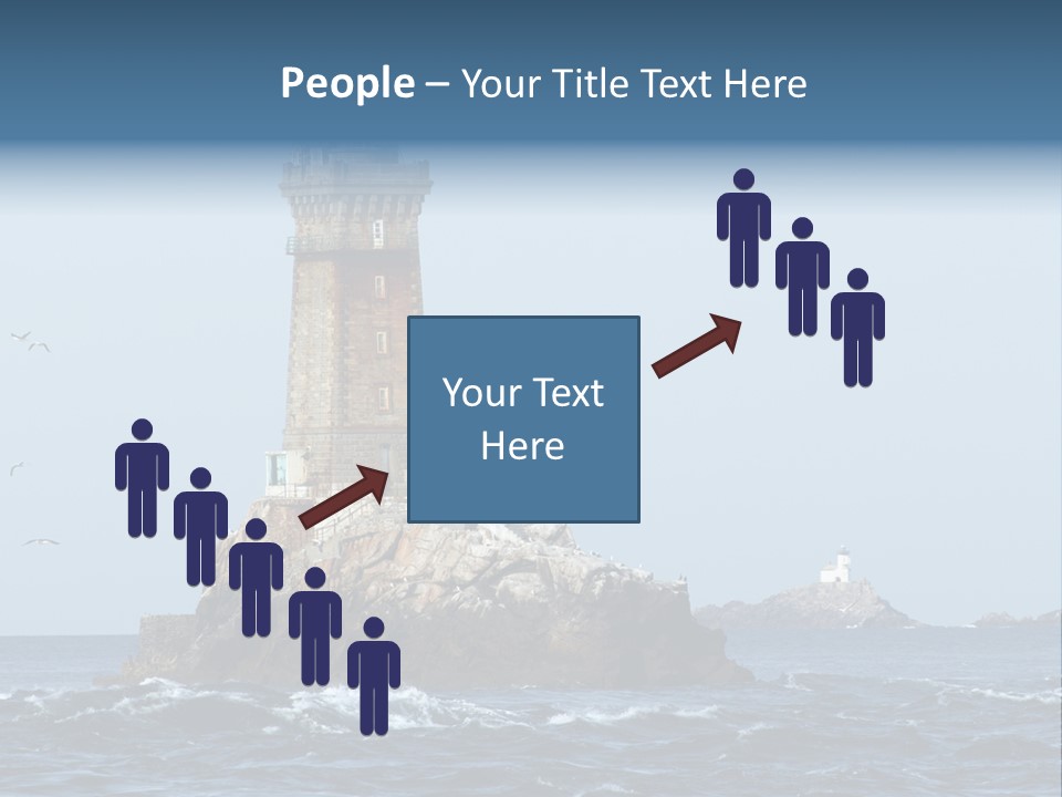 Island Rocky Tower PowerPoint Template