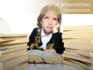 Portrait Preschool Literature PowerPoint Template