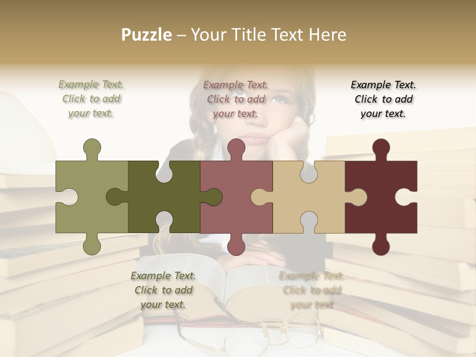 Portrait Preschool Literature PowerPoint Template