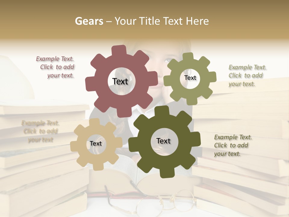 Portrait Preschool Literature PowerPoint Template