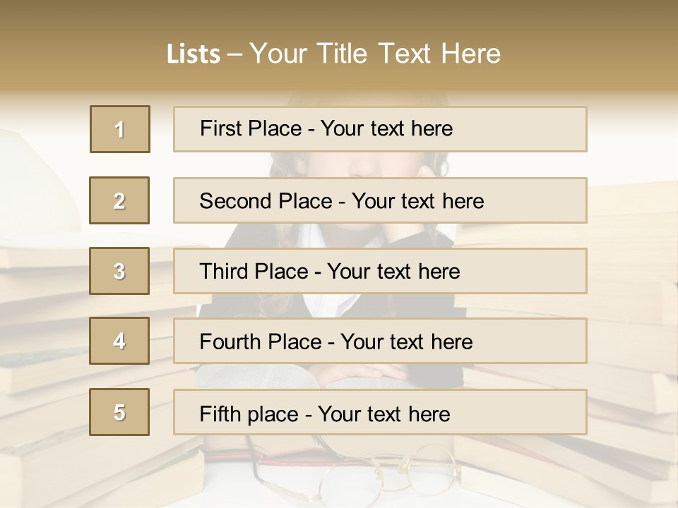 Portrait Preschool Literature PowerPoint Template