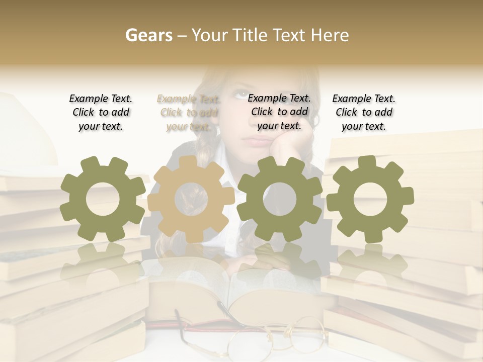 Portrait Preschool Literature PowerPoint Template