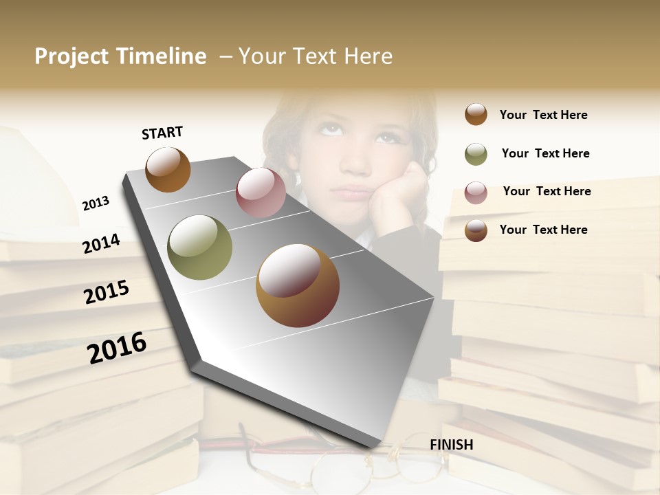 Portrait Preschool Literature PowerPoint Template