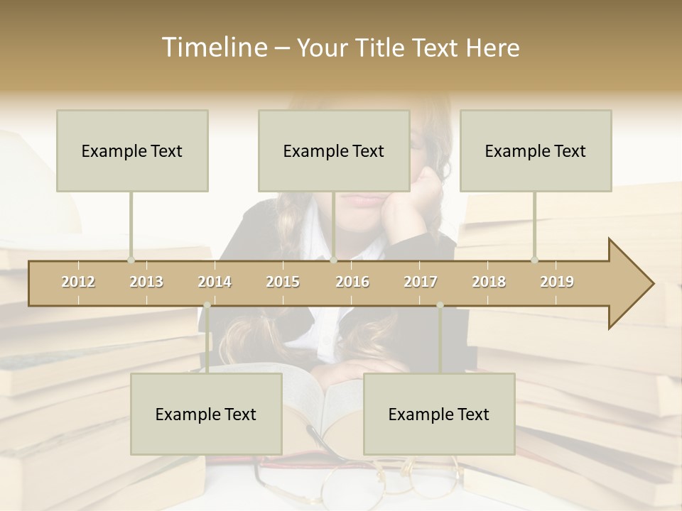 Portrait Preschool Literature PowerPoint Template