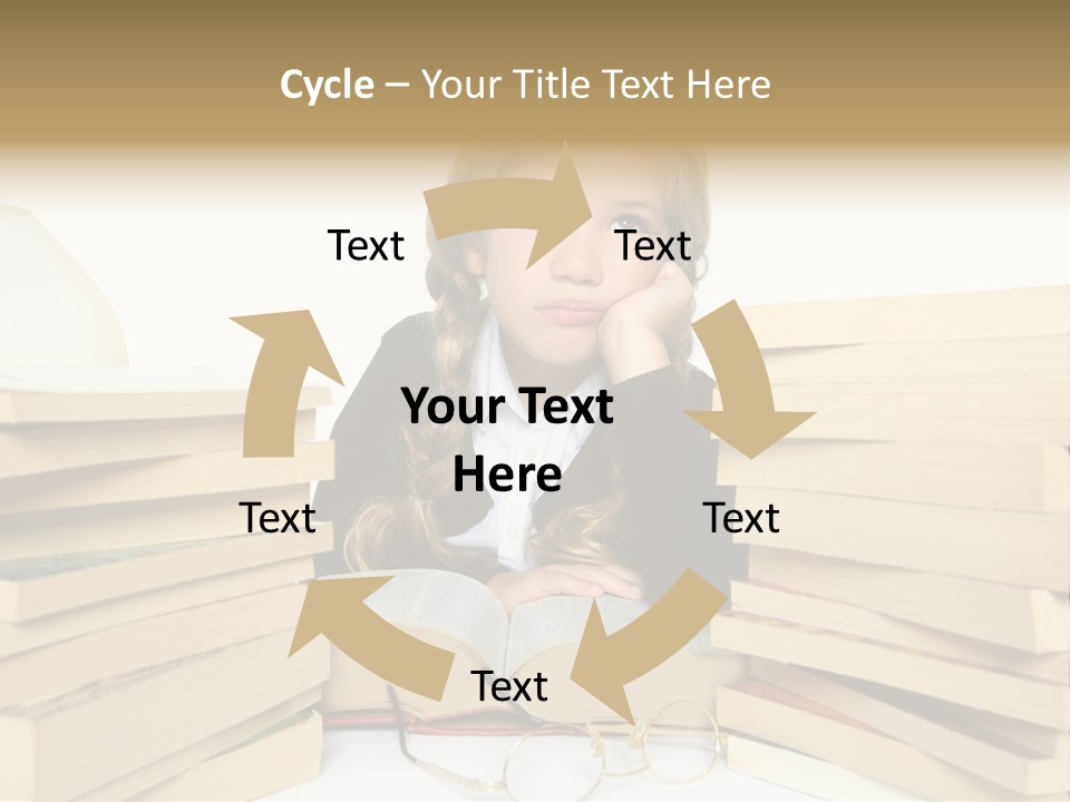 Portrait Preschool Literature PowerPoint Template