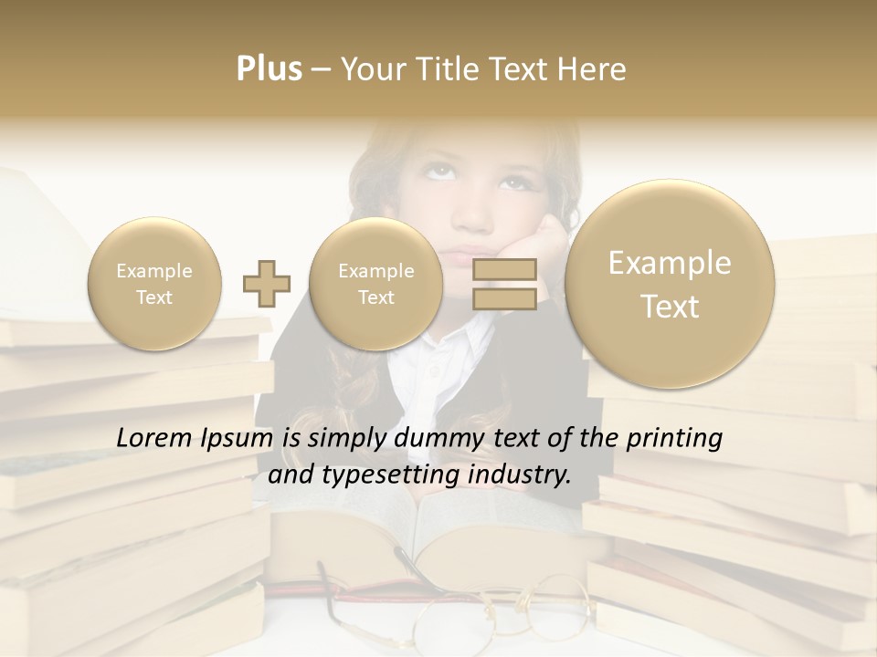 Portrait Preschool Literature PowerPoint Template