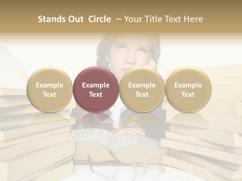 Portrait Preschool Literature PowerPoint Template