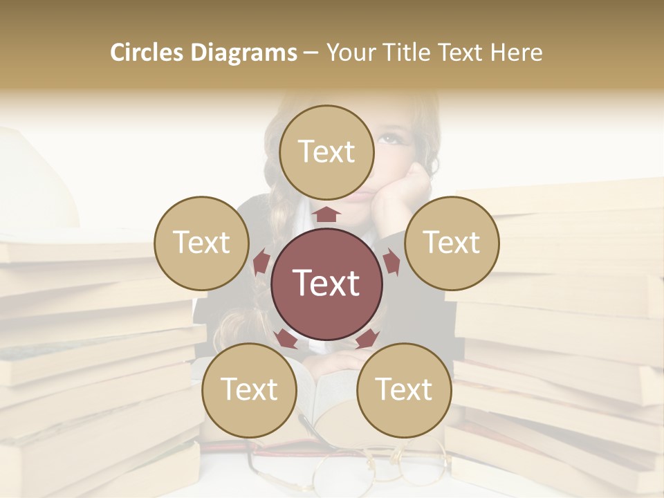 Portrait Preschool Literature PowerPoint Template